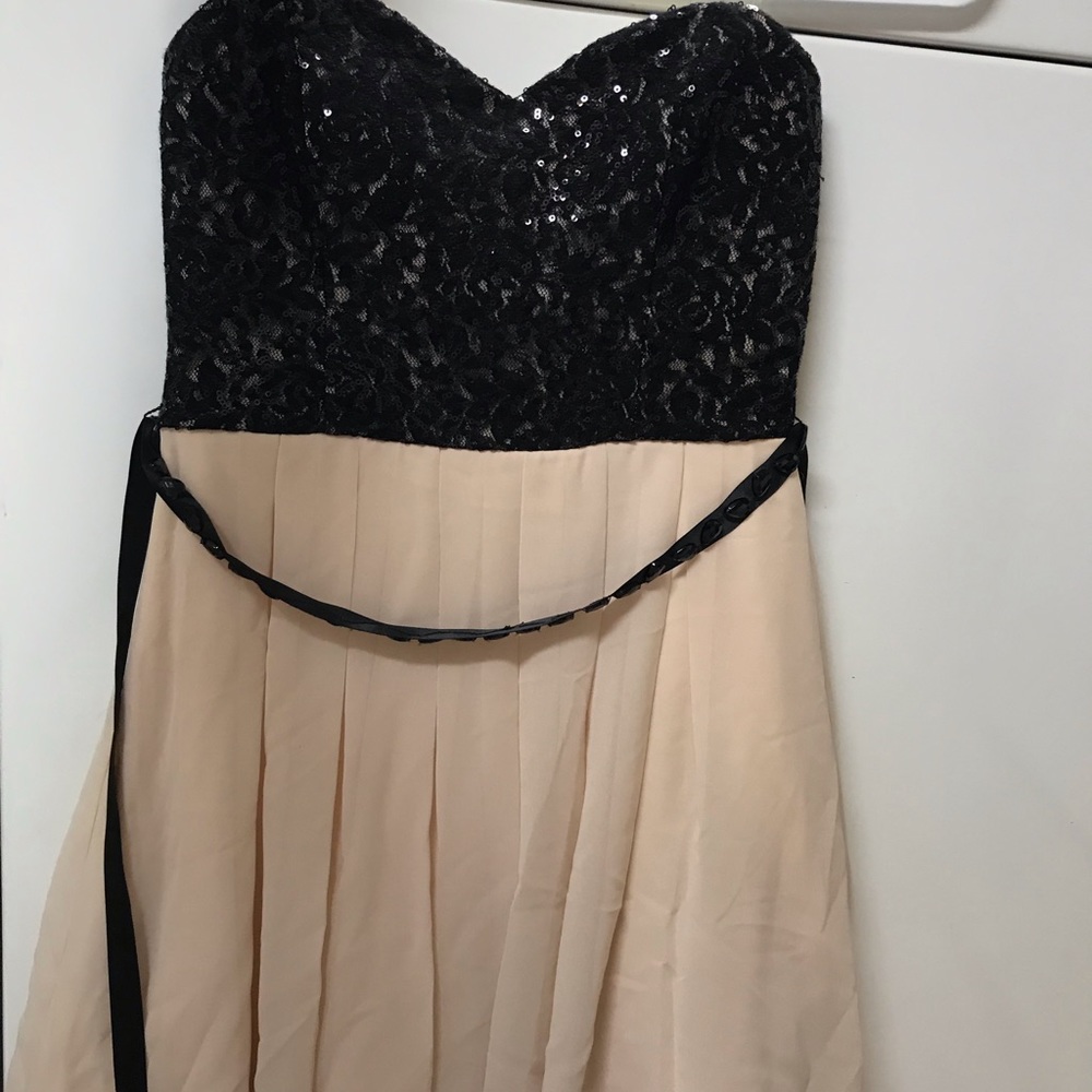 Strapless Homecoming Dress